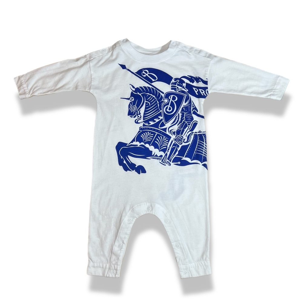 Burberry Baby's Equestrian Knit Coveralls 9 months